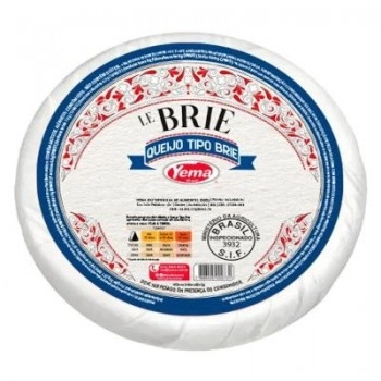 QUEIJO BRIE YEMA PÇ 1 KG