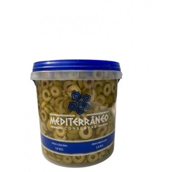 AZEITONA VERDE FATIADA MEDITERRANEO BLD 1,8KG