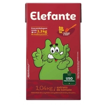EXTRATO DE TOMATE ELEFANTE TP 1,04KG