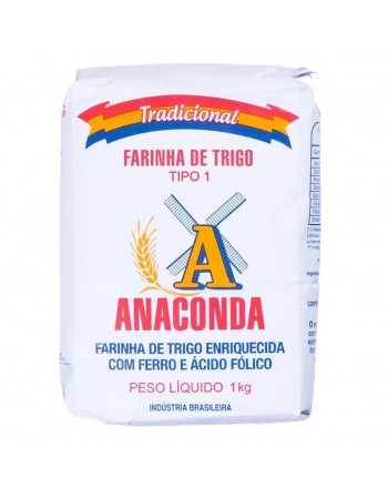 FARINHA DE TRIGO ANACONDA PCT 1KG