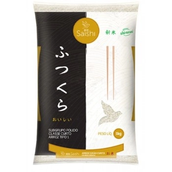 ARROZ SAISHI CURTO GRANO DIVINO PCT 5 KG