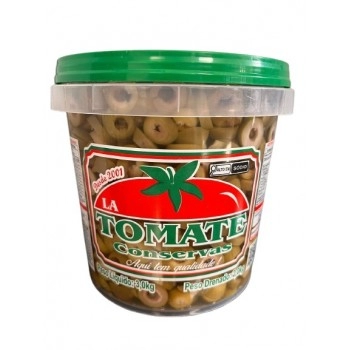AZEITONA VERDE FATIADA LA TOMATE BLD 2KG