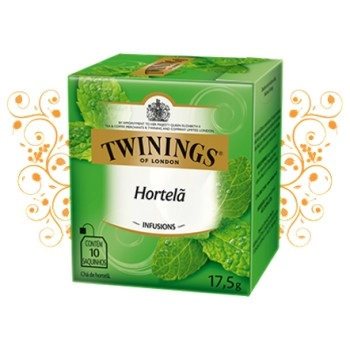 CHA TWININGS HORTELA CX 10 X 17,5G