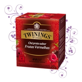CHA TWININGS FRUTAS VERMELHAS CX 10 X 20G