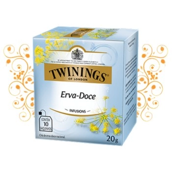 CHA TWININGS ERVA DOCE CX 10 X 20G