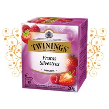 CHA TWININGS FRUTAS SILVESTRES CX 10 X 20G