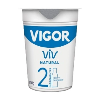 IOGURTE NATURAL VIGOR COPO 150G