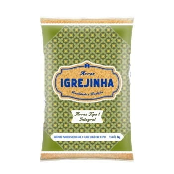 ARROZ INTEGRAL IGREJINHA PCT 1KG