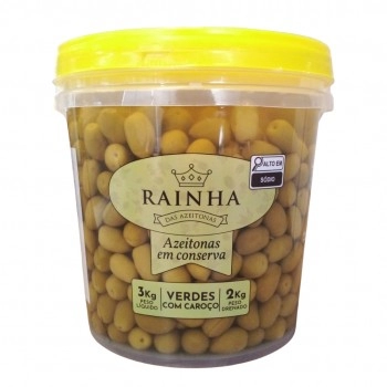 AZEITONA VERDE MEDIA RAINHA BLD 2KG