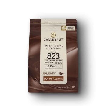 CHOCOLATE AO LEITE CALLEBAUT 823 CALLETS 33,6 % 2,01 KG