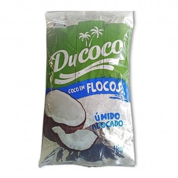 COCO EM FLOCOS UMIDO ADOÇADO DUCOCO PCT 1 KG