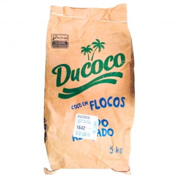 COCO EM FLOCOS UMIDO ADOÇADO DUCOCO PCT 5 KG