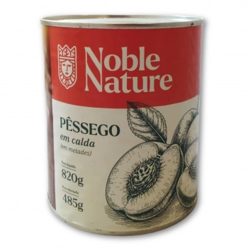 PESSEGO EM CALDA NOBLE NATURE LATA 820G
