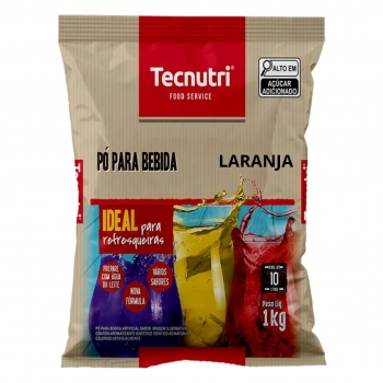 SUCO EM PO LARANJA TECNUTRI PCT 1KG