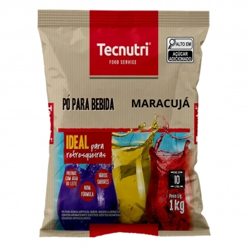 SUCO EM PO MARACUJA TECNUTRI PCT 1KG