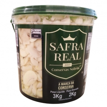 COGUMELO FATIADO SAFRA REAL BLD 2 KG