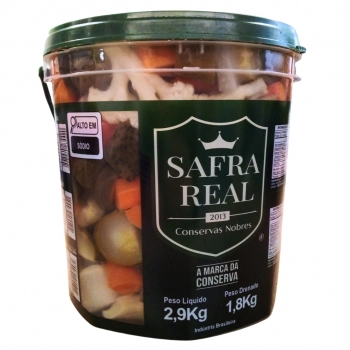 PICKLES MISTO EM CONSERVA SAFRA REAL BLD 1,8 KG