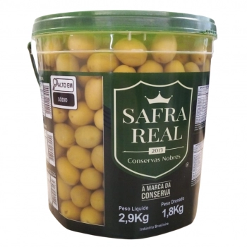 AZEITONA VERDE 160/200 SAFRA REAL BLD 1,8KG