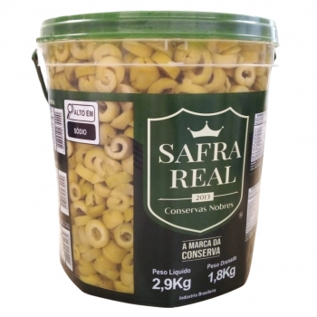 AZEITONA VERDE FATIADA SAFRA REAL BLD 1,8 KG
