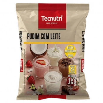 PUDIM DE BAUNILHA COM LEITE TECNUTRI PCT1KG