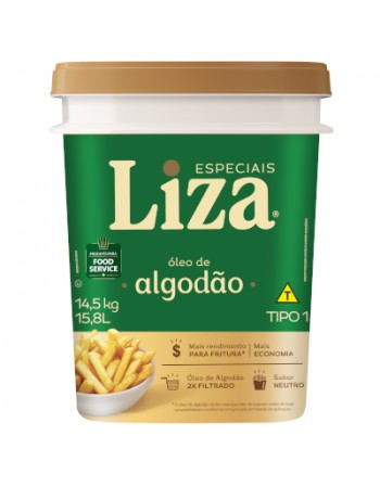 OLEO DE ALGODAO LIZA BALDE 14,5KG